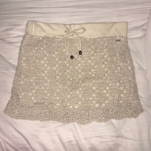 gold roxy skirt
